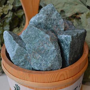 Камень для бани Жадеит колотый 10 кг крупный, коробка