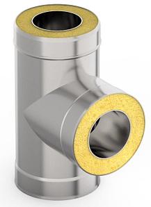 Сэндвич-тройник 90*, ф 115х200 нерж/оц, 0,5 мм/0,5 мм, (К)