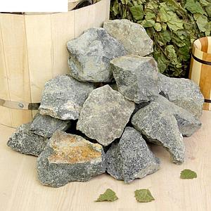 Камень для бани Габбро-диабаз, 20 кг, мешок