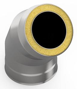 Сэндвич-отвод 135*, ф 180х260 нерж/оц, 1,0мм/0,5мм, (К)