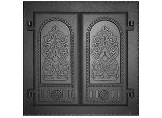 Дверь каминная топочная ДК-6 410х410 RLK 8314, крашеная (Рубцовск-Литком)