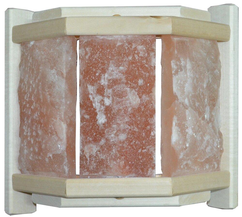 Абажур угловой с гималайской солью 3 плитки (АГС-3) Банный Эксперт - фото 1 - id-p73394516