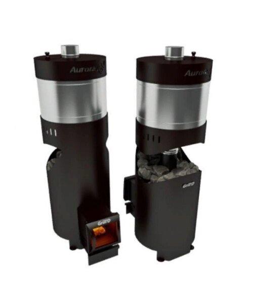 Печь для бани Grill'D Aurora 160А Trio long black 12-18 м3
