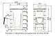 Печь для бани ТМФ Гейзер 2014 Inox нерж. дверца закр. каменка антрацит, фото 3