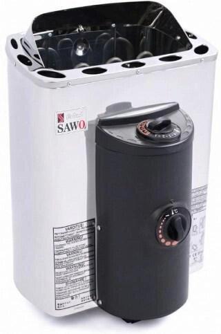 Печь для бани электрическая Sawo Scandia SCA-60NB-Z встроенный пульт 6,0 кВт - фото 2 - id-p55915586