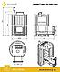 Печь для бани из нерж. стали Эверест INOX 25 (280) Ковка, фото 2