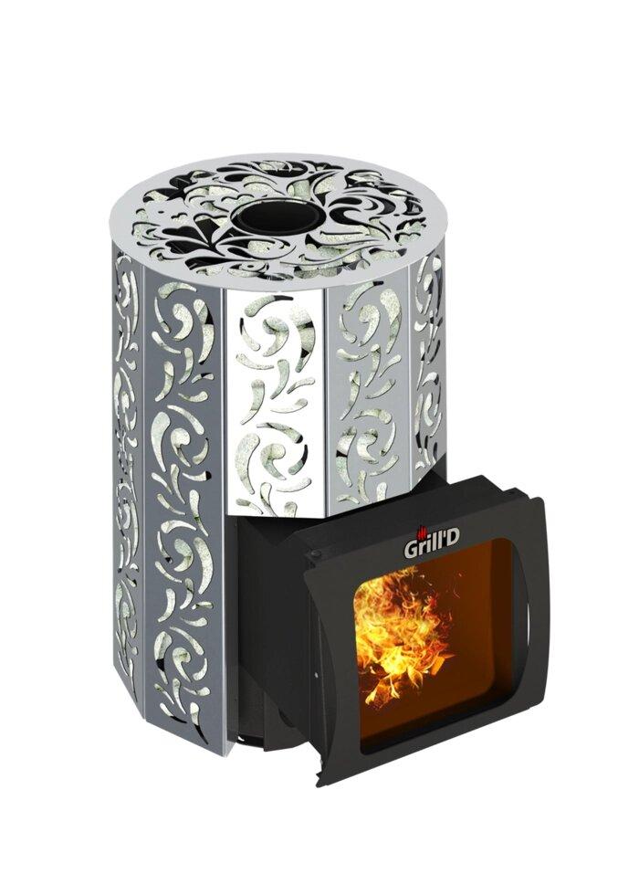 Печь для бани Grill’D Violet Steel Short Window Max+ жадеит 80 кг