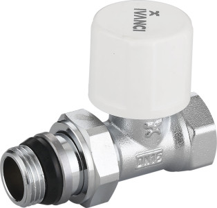 Клапан радиаторный термостатический прямой IVANCI со стопорным кольцом - фото 1 - id-p104331436