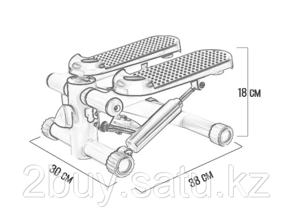 Cтеппер кардио-тренажёр для похудения - фото 5 - id-p104335419