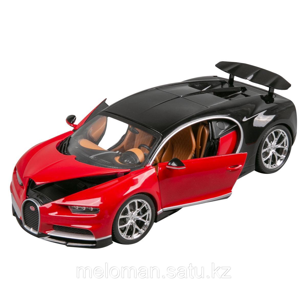 BBURAGO: 1:18 Bugatti Chiron (red/black) - фото 4 - id-p104336151