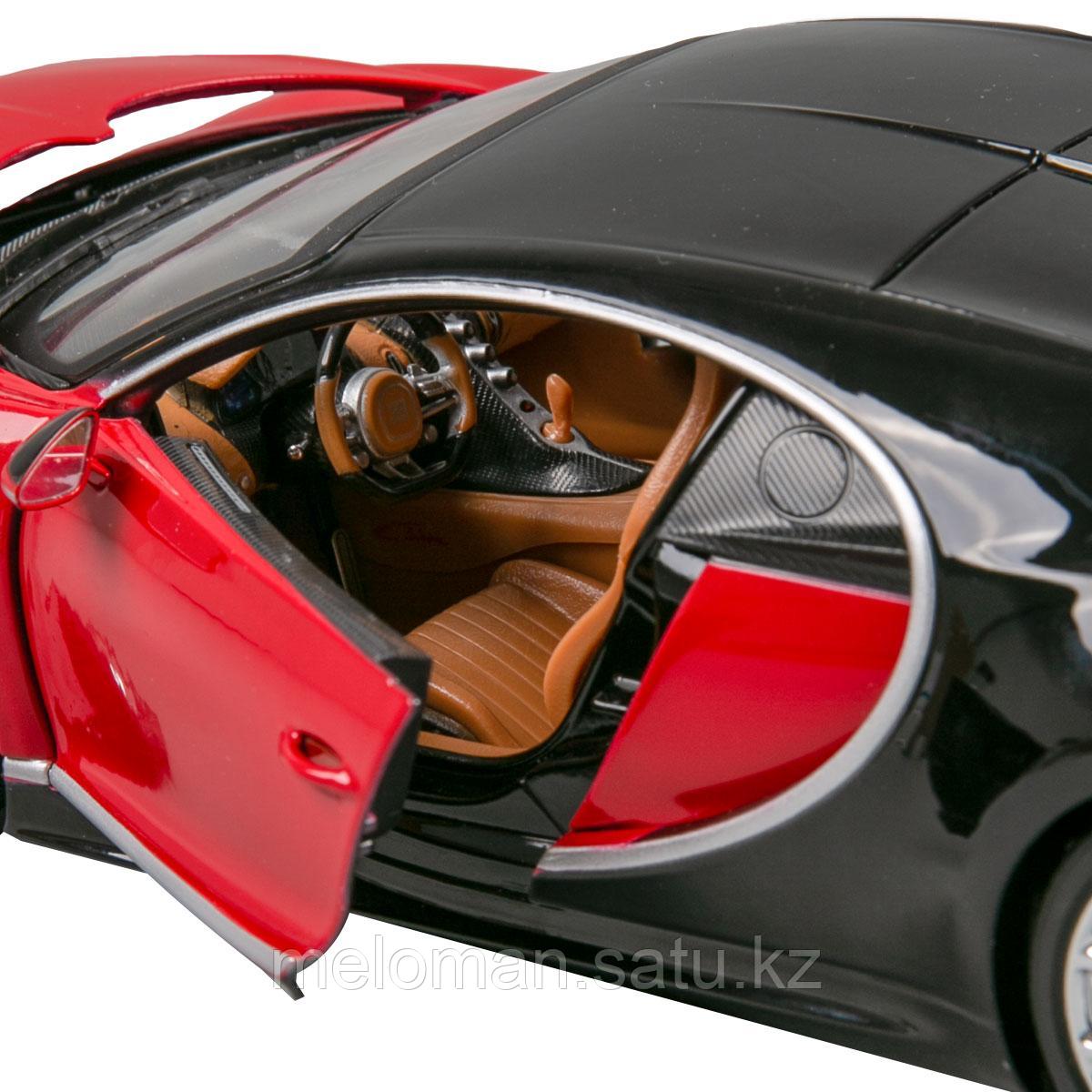 BBURAGO: 1:18 Bugatti Chiron (red/black) - фото 6 - id-p104336151