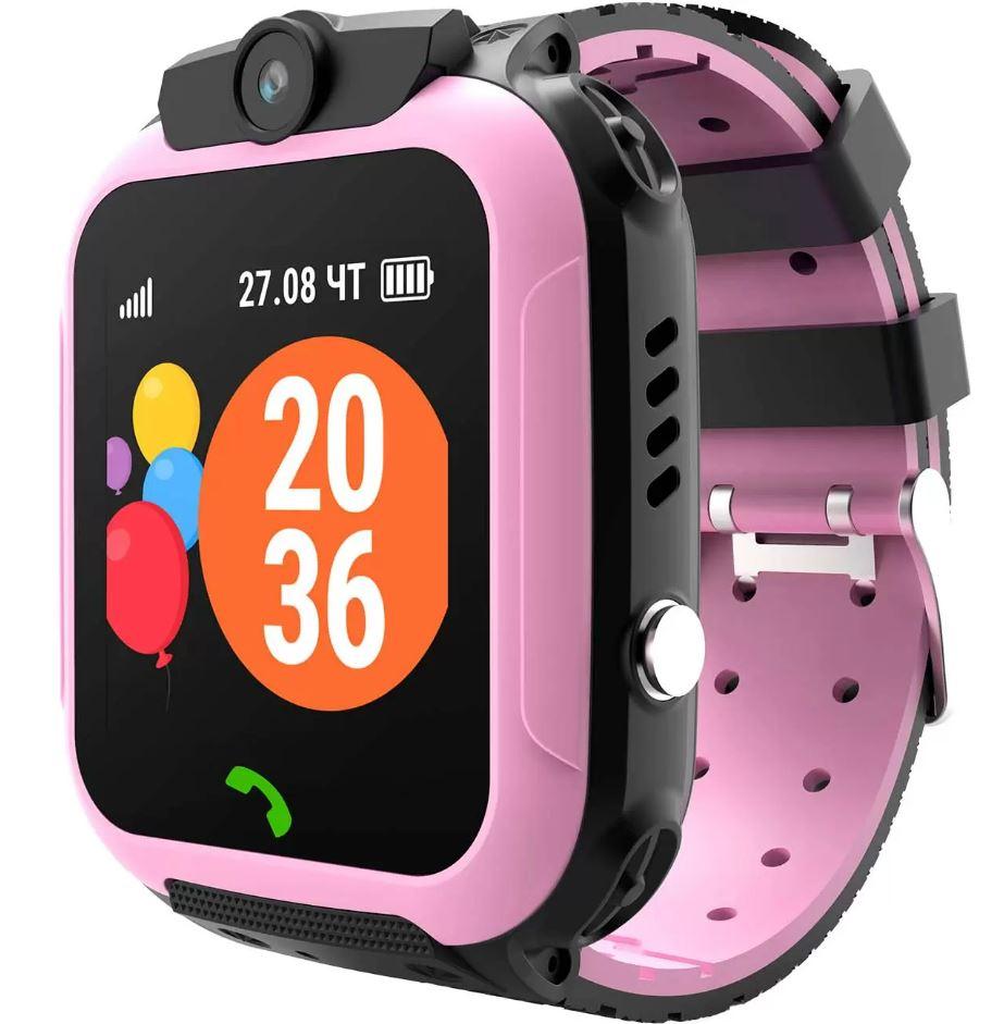 Смарт часы Geozon Lite Plus розовый - фото 1 - id-p104337506