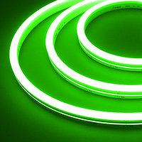 Светодиодная лента герметичная MOONLIGHT-SIDE-A140-12x17mm 24V Green (8 W/m, IP67, 2835, 5m, wire x1)