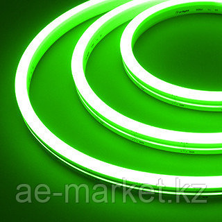 Светодиодная лента герметичная MOONLIGHT-SIDE-A140-12x17mm 24V Green (8 W/m, IP67, 2835, 5m, wire x1) - фото 1 - id-p104346783