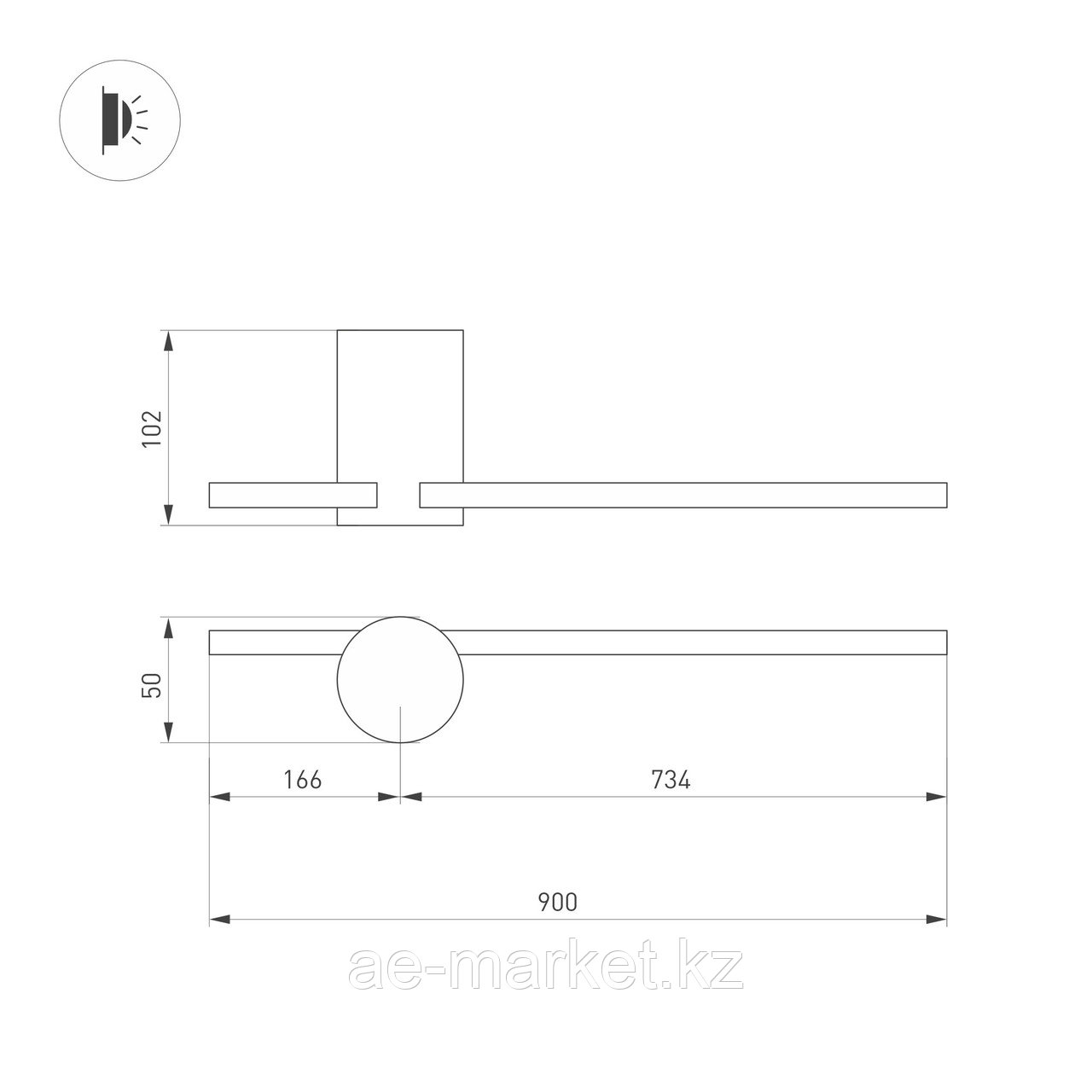 Светильник SP-VINCI-S900x55-10W Warm3000 (WH, 110 deg, 230V) (Arlight, IP20 Металл, 3 года) - фото 6 - id-p104345562