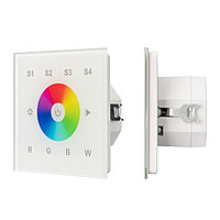 INTELLIGENT ARLIGHT Сенсорная панель DALI-901-11-1G-4SC-RGBW-DT8-IN White (BUS/230V) (IARL, IP20 Пластик, 3