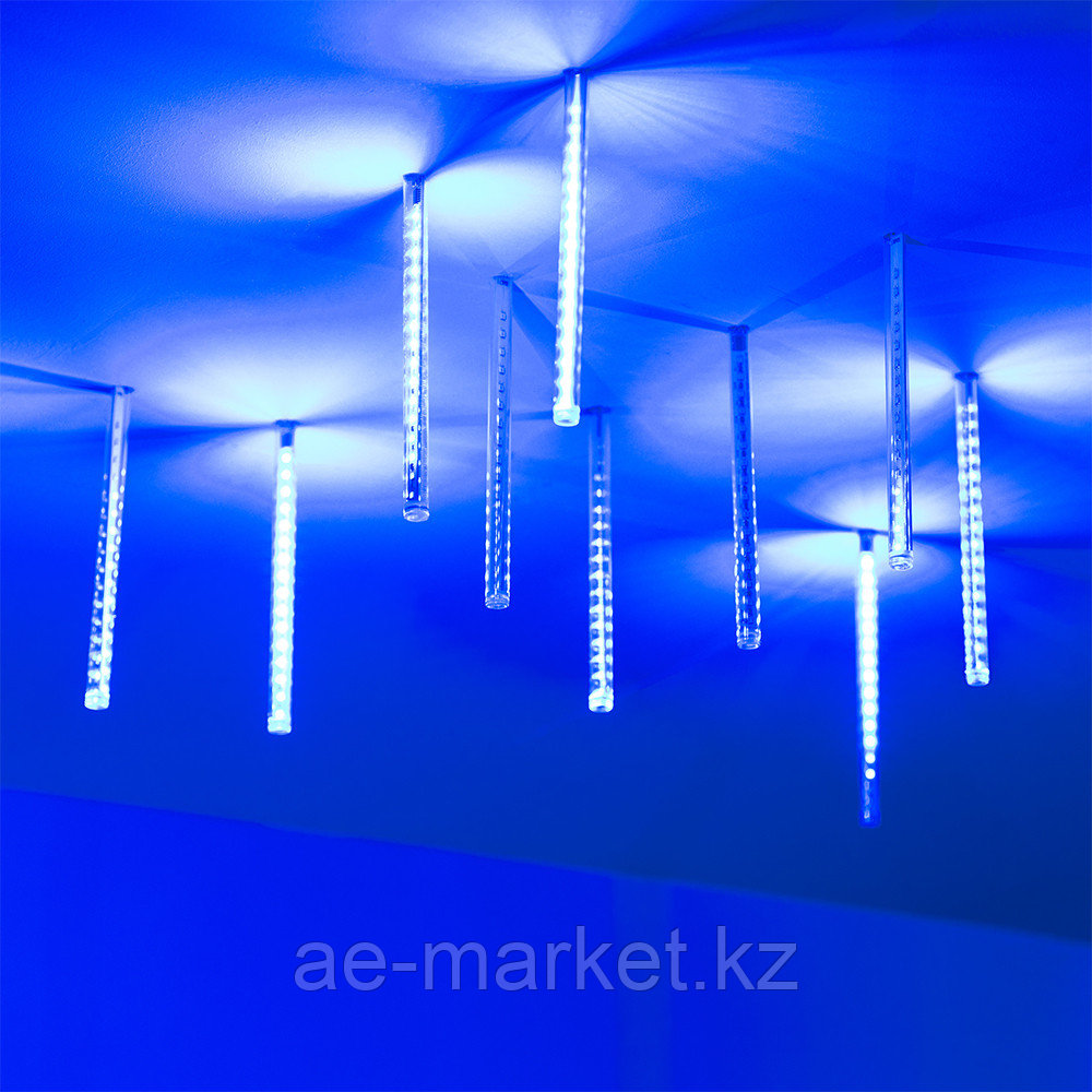 Светодиодная гирлянда ARD-ICEFALL-CLASSIC-D12-200-10PCS-CLEAR-32LED-LIVE BLUE (230V, 10.5W) (Ardecoled, IP65) - фото 1 - id-p104346999