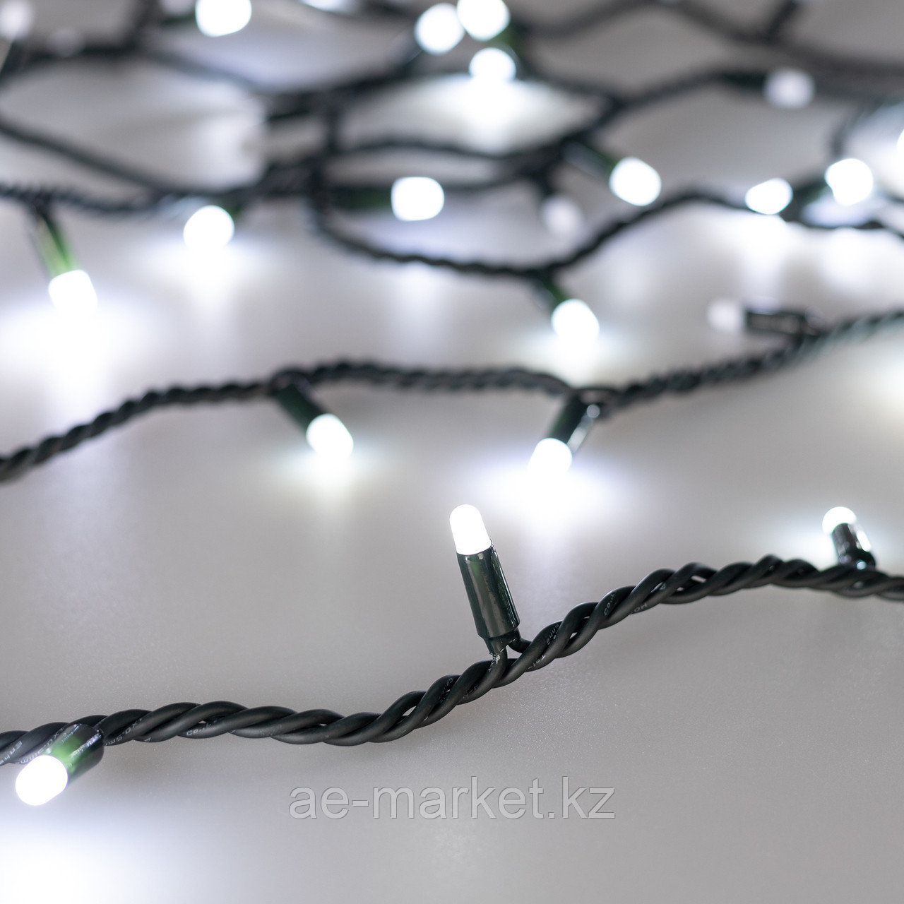 Светодиодная гирлянда ARD-STRING-PRO-1000-GREEN-100LED-MILK-PULSE White (230V, 7W) (Ardecoled, IP65) - фото 1 - id-p104345688