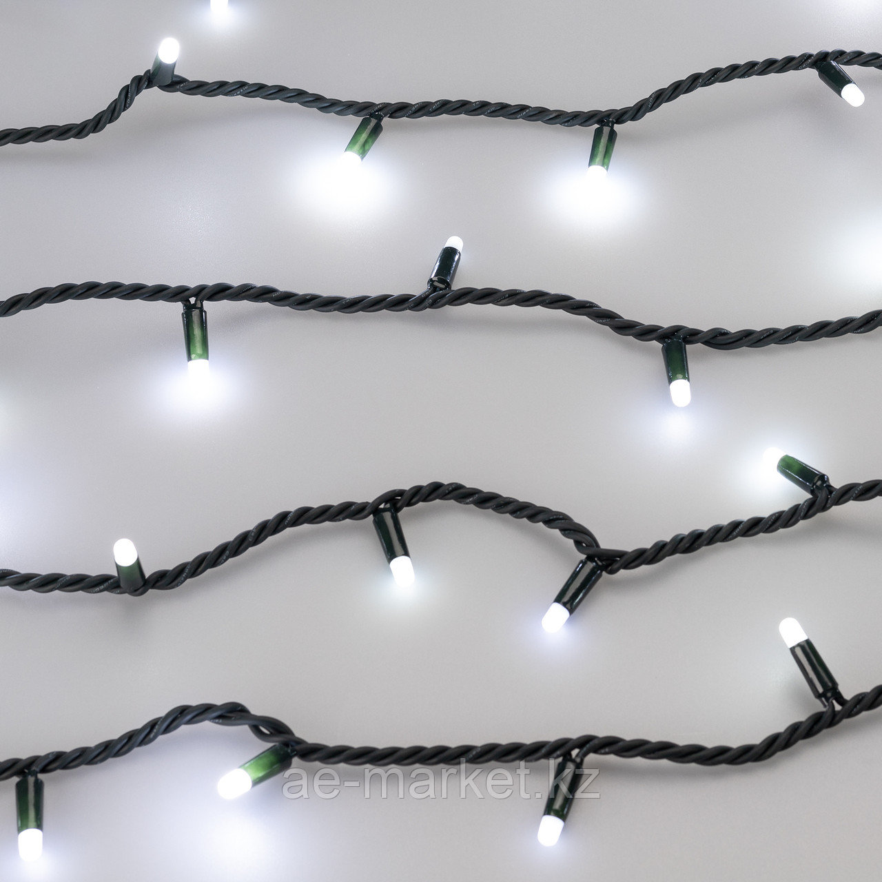 Светодиодная гирлянда ARD-STRING-PRO-1000-GREEN-100LED-MILK-PULSE White (230V, 7W) (Ardecoled, IP65) - фото 2 - id-p104345688