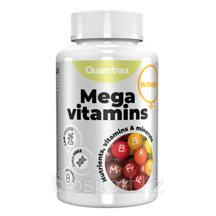 QUAMTRAX Mega Vitamins for Women 60 tab