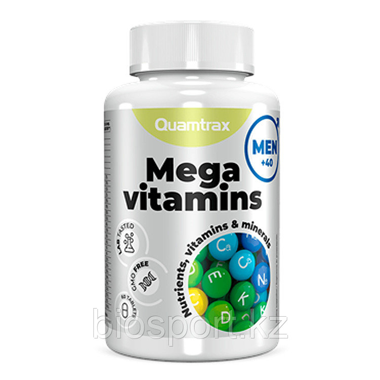QUAMTRAX Mega Vitamins for Men, 60tab