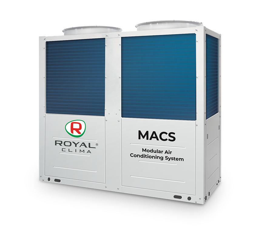 Модульный чиллер Royal clima MACS-O-M35H с воздушным охлаждением со спиральным компрессором (35 кВт) - фото 2 - id-p104350543