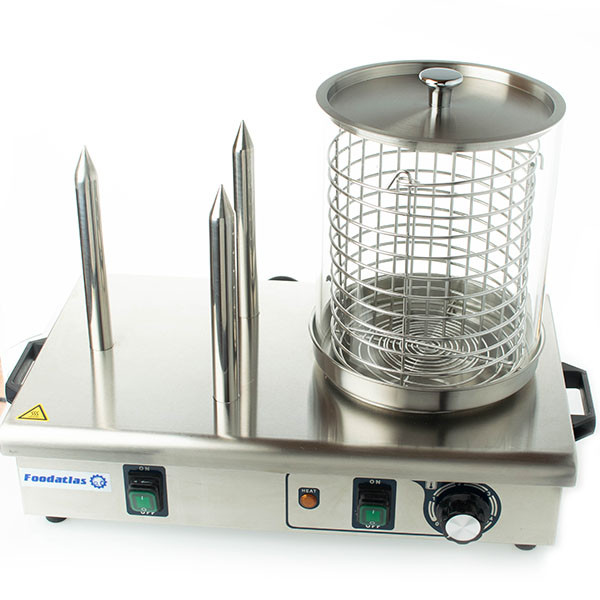Аппарат для приготовления хот-догов HHD-03 паровой гриль Foodatlas - фото 2 - id-p100529855