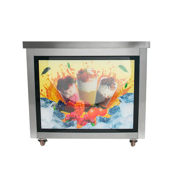 Фризер для ролл мороженого KCB-1F Foodatlas (световой короб, стол для топпингов) - фото 7 - id-p100530676