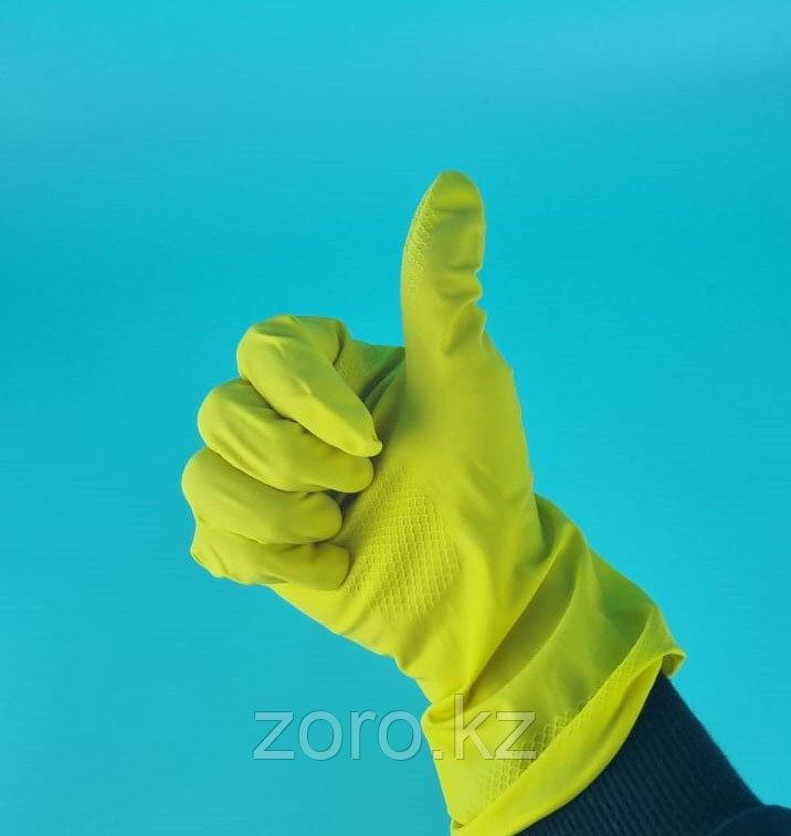 Перчатки резиновые для уборки помещений. PHB8, фото 1