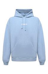 Худи/Толстовка/Кофта оверсайз с начесом Голубой, 3XL