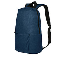 Лёгкий меланжевый рюкзак BASIC, Темно-синий, -, 16107 25