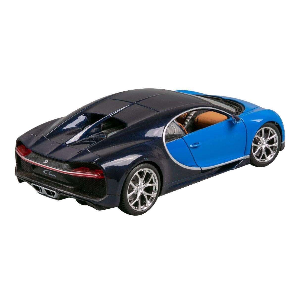 Машинка Bugatti Chiron BBURAGO синяя