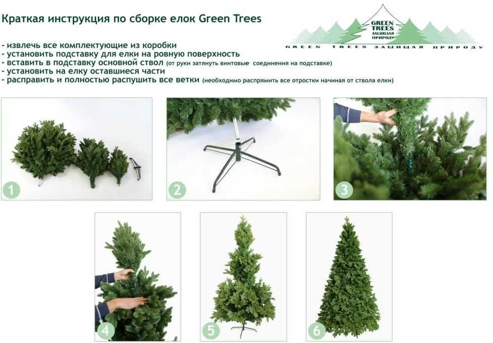 Новогодняя елка Green Trees Барокко Премиум ель 240 см - фото 3 - id-p104372444