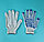 Перчатки рабочие х/б синтетические ПВХ трикотажные Капкан хозяйственные вязанные. PHB3, фото 4