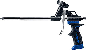 Профессиональный пистолет для монтажной пены, с тефлоновым покрытием сопла ЗУБР МОНТАЖНИК, фото 2