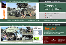 Кемпинговая палатка 5 мест "Eureka! CopperСamp 1620"