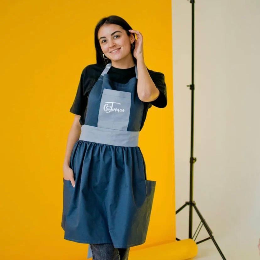 Фартук - сарафан с логотипом на заказ - фото 1 - id-p104395460