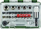 Bosch Набор бит и торцевых головок с ключом-трещоткой (27 предметов), фото 2
