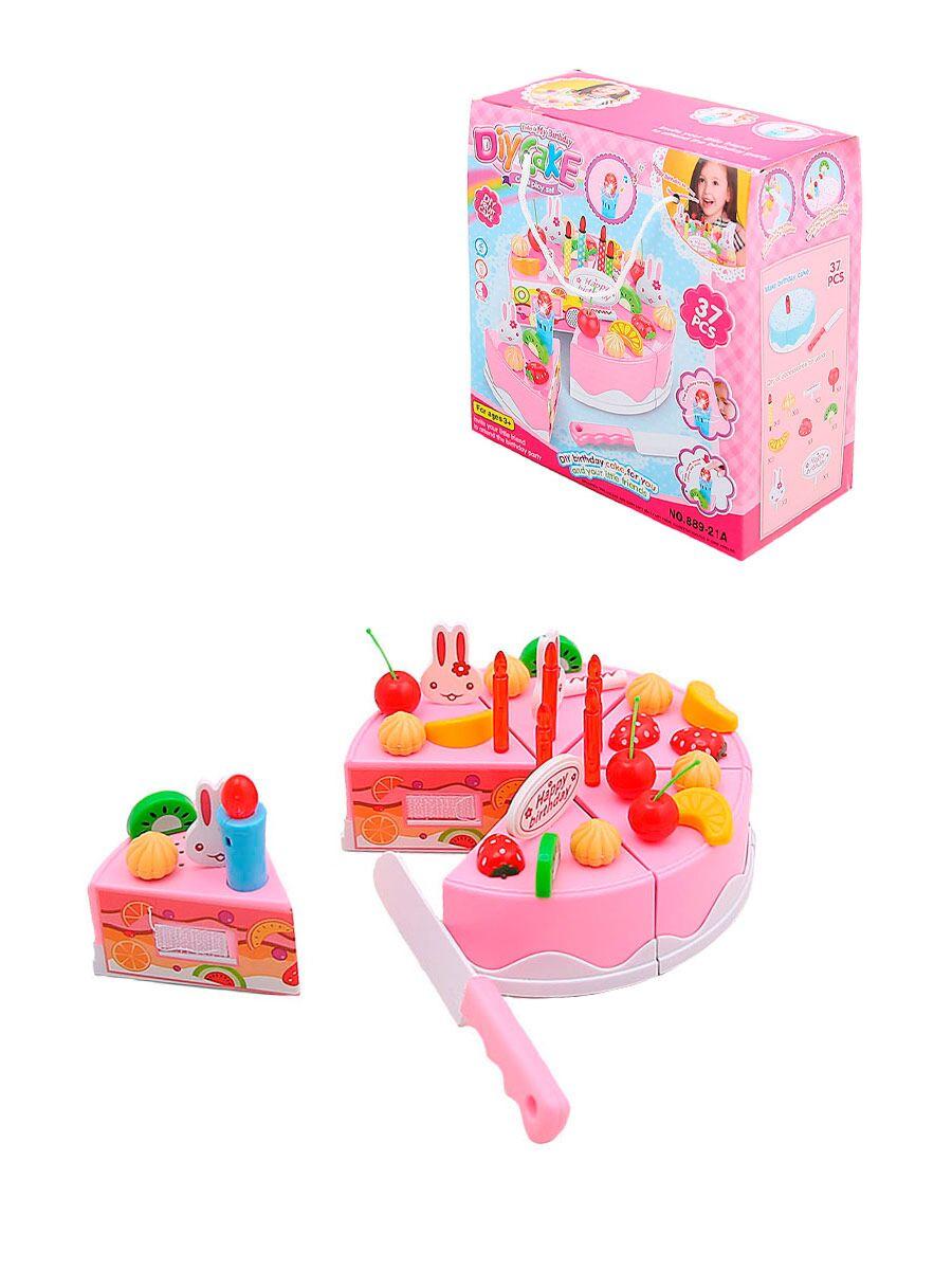 Игровой набор Торт со светом и звуком 37 предметов