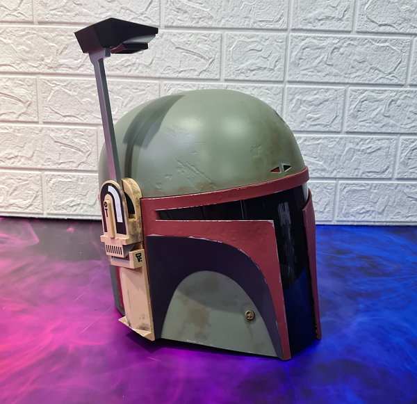 Star Wars Bandai Звездные Войны Шлем на подставке Боба Фетт 6,5 см