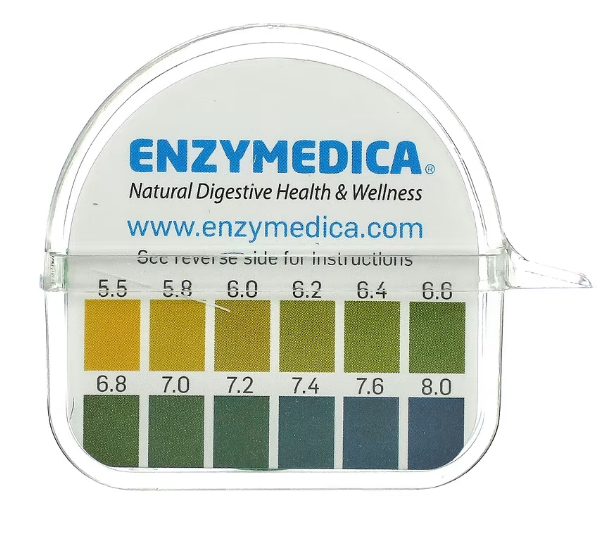 Enzymedica, тест-полоски для определения уровня pH, 16-футовая катушка - фото 3 - id-p104403147