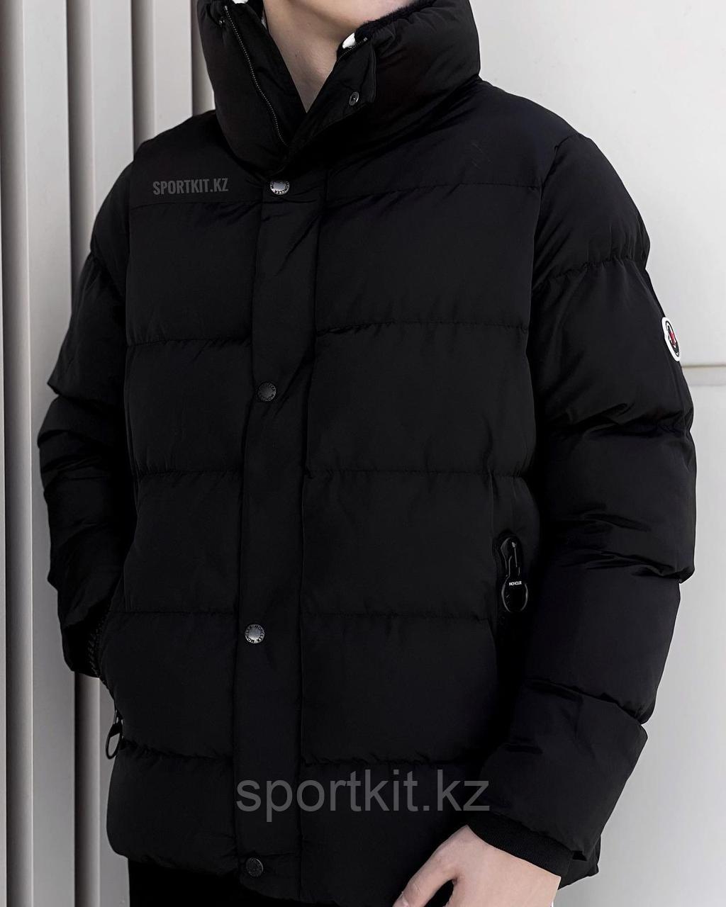 Мужская куртка Monclear 4013, черная - фото 2 - id-p104403220