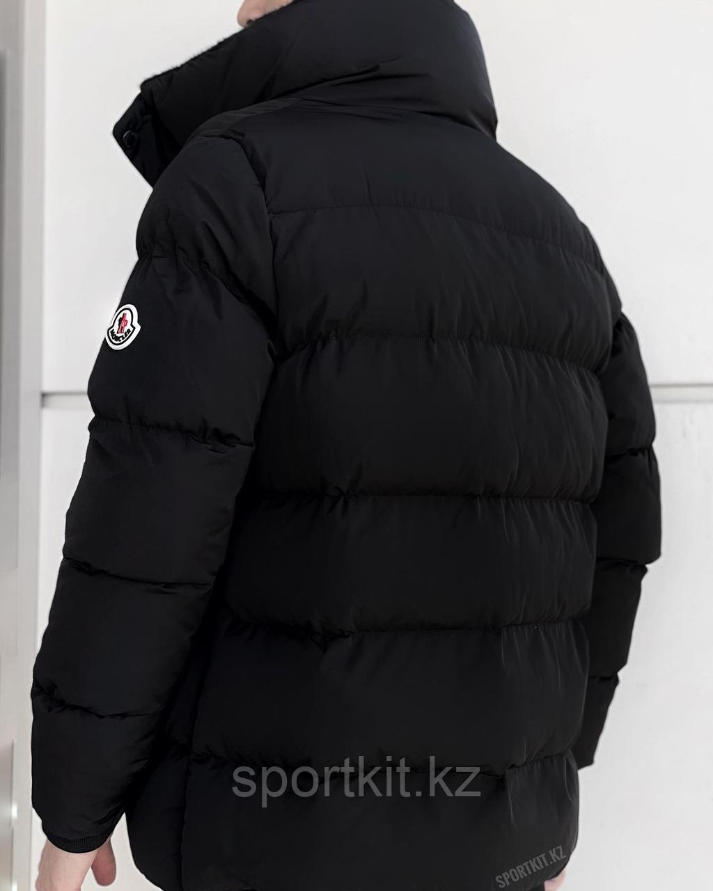 Мужская куртка Monclear 4013, черная - фото 5 - id-p104403220