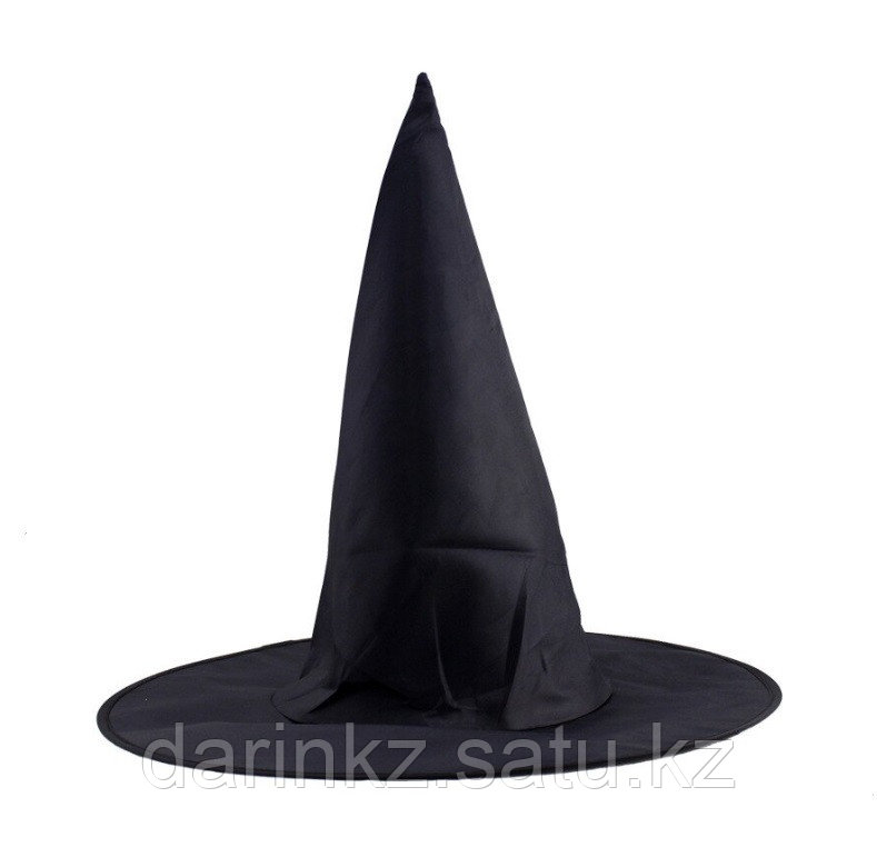 Шляпа ведьмы классическая черная - фото 3 - id-p104405223