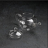 Чайник заварочный Доляна «Дамбо», 250 мл, с металлическим ситом, фото 3
