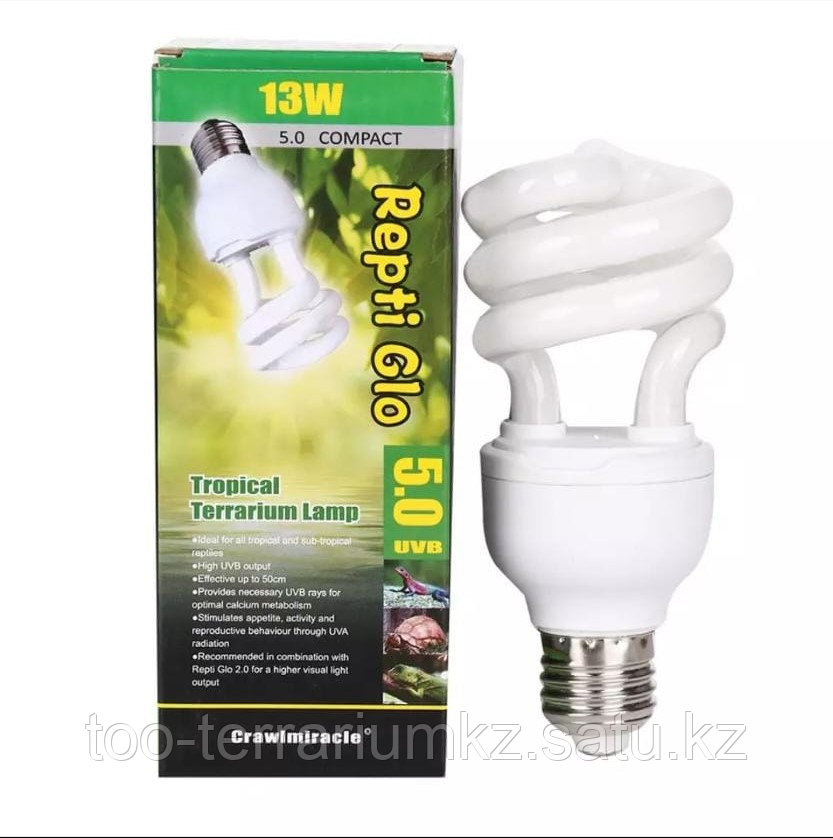 Лампа тропическая 5.0, ультрафиолетовая, 13 Вт - фото 1 - id-p104408417