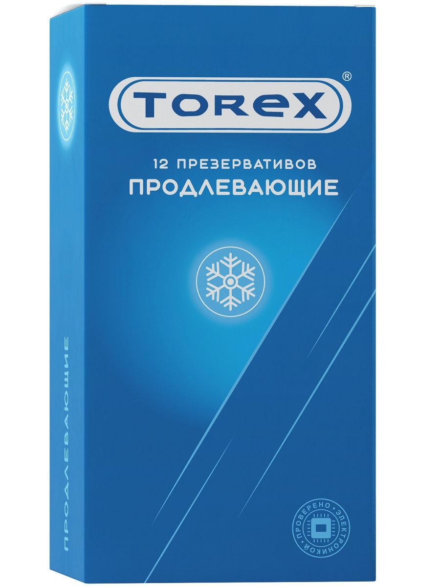 Продлевающие латексные презервативы "TOREX", Россия, 12 штук