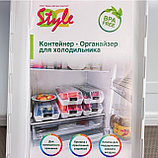 Контейнер-органайзер для холодильника, 30х20х10см, фото 5