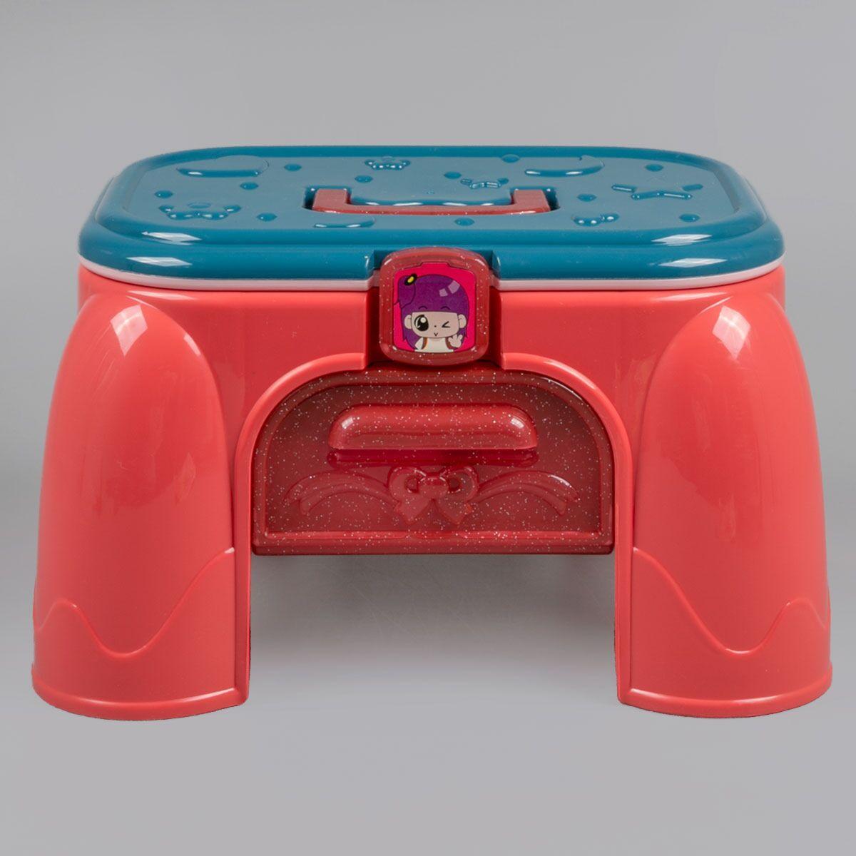 Игровой набор: Туалетный столик, со световыми и звуковыми эффектами, красный (стульчик) - фото 2 - id-p104408320