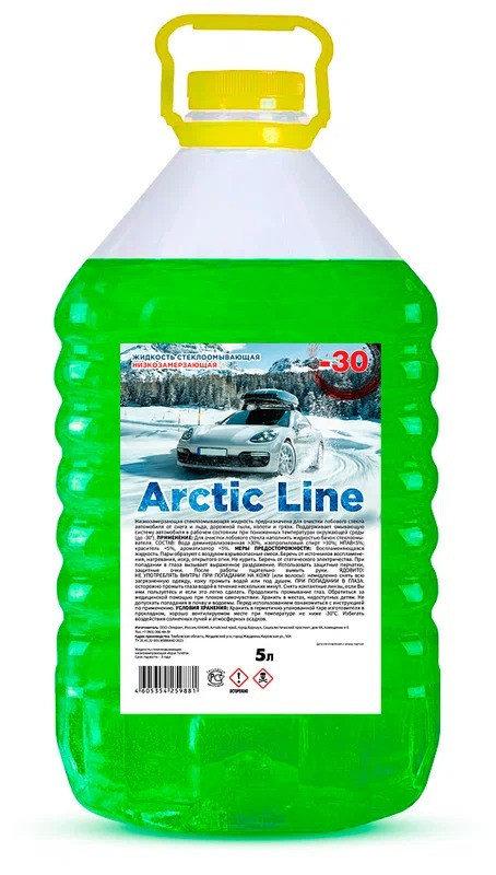 Стеклоомывающая жидкость Artik line -30c 5l